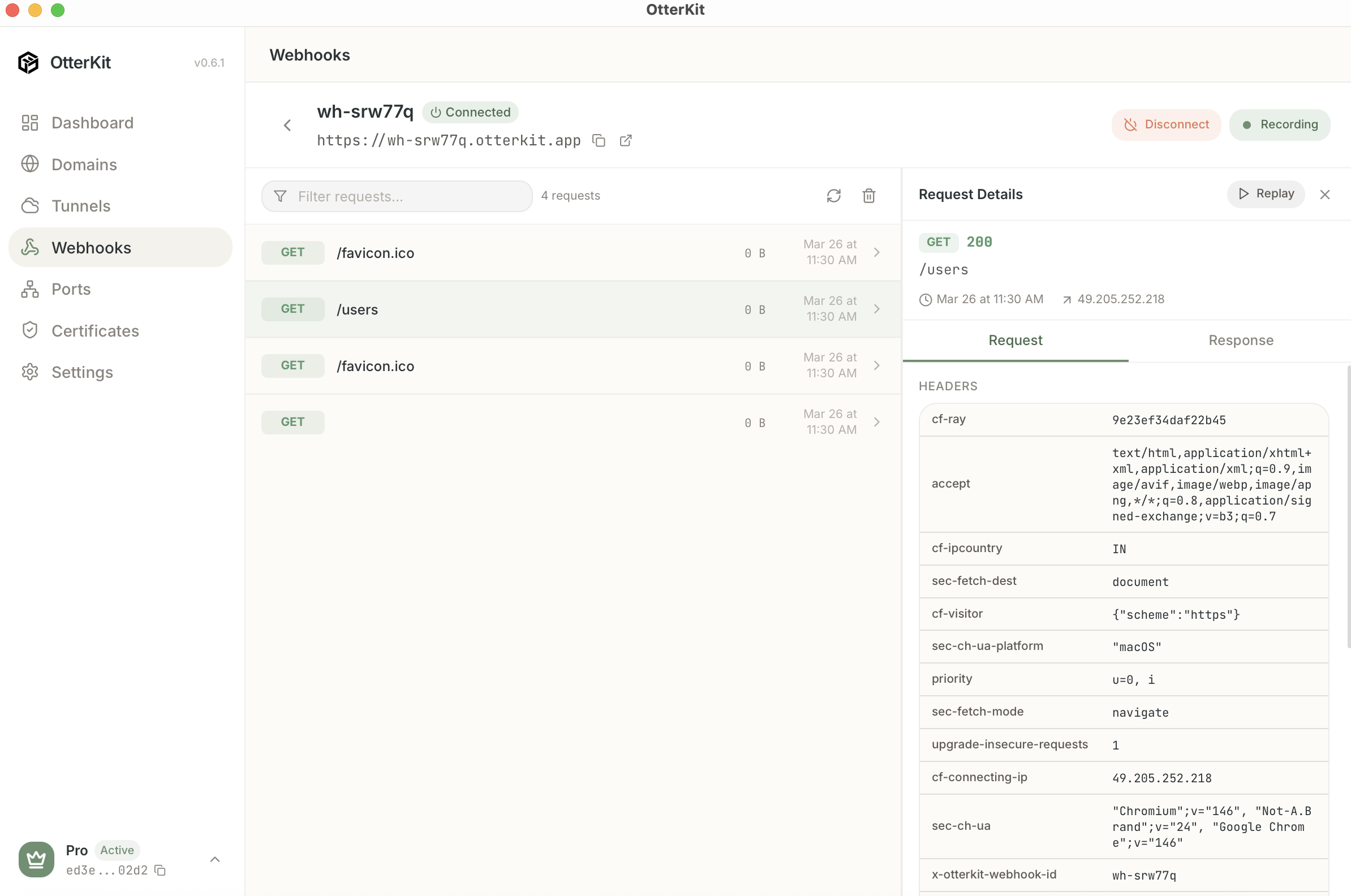 OtterKit Traffic Inspector